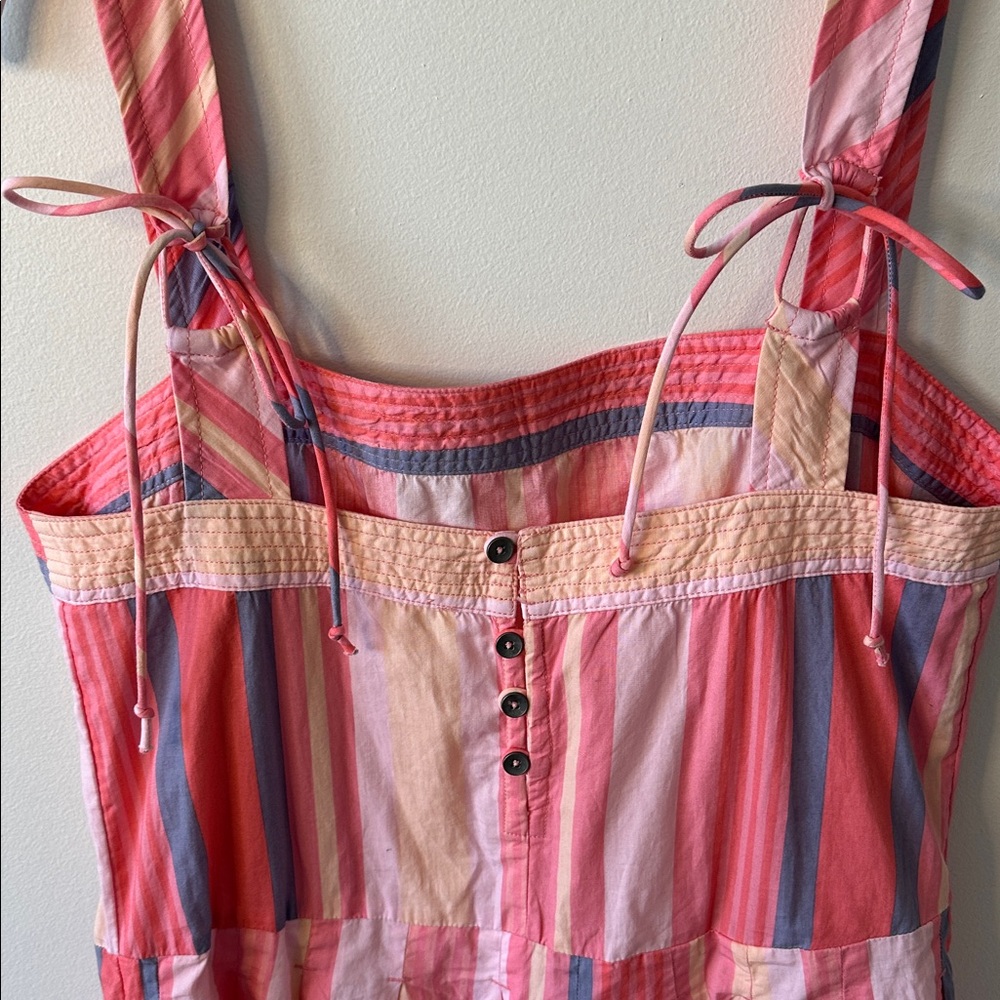 Free People Primavera striped drop-waist sun dress NWOT - Picture 5 of 8
